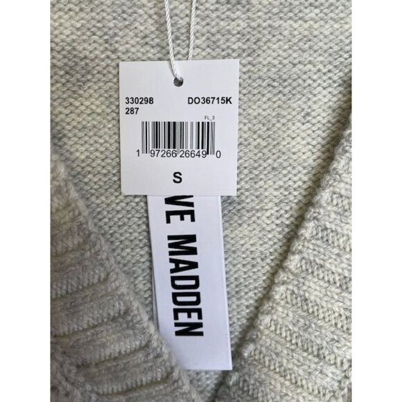 Steve Madden Knit button Cardigan SMALL (899) - Picture 6 of 10